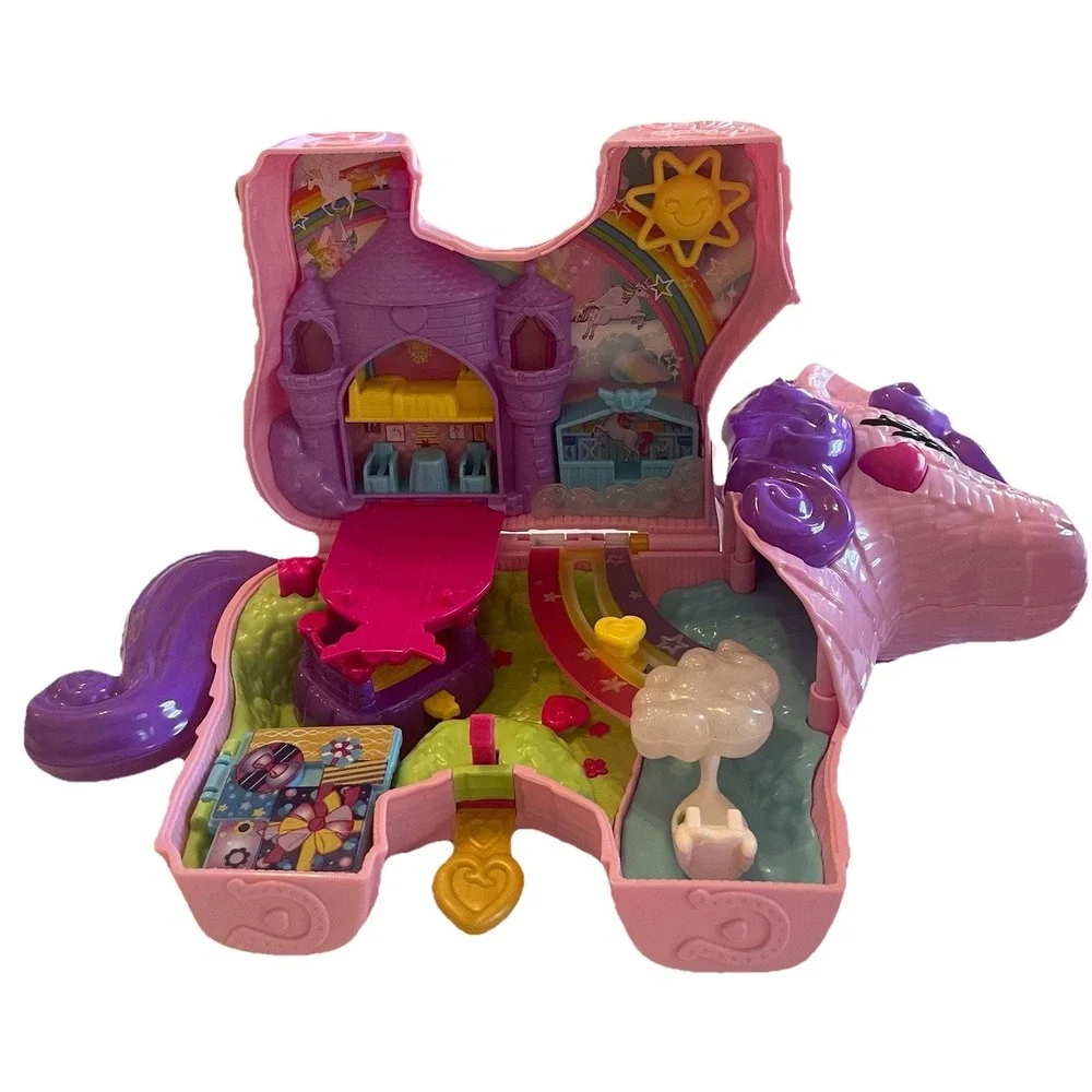 Polly Pocket Bundle‎ Lot 3 Compacts Dolls Accessories READ Description